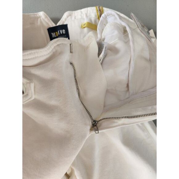 Anthropologie Maeve Cropped Ex High-Rise Wide-Leg Jeans Sz 23 Tall White #8D405 - Picture 11 of 14